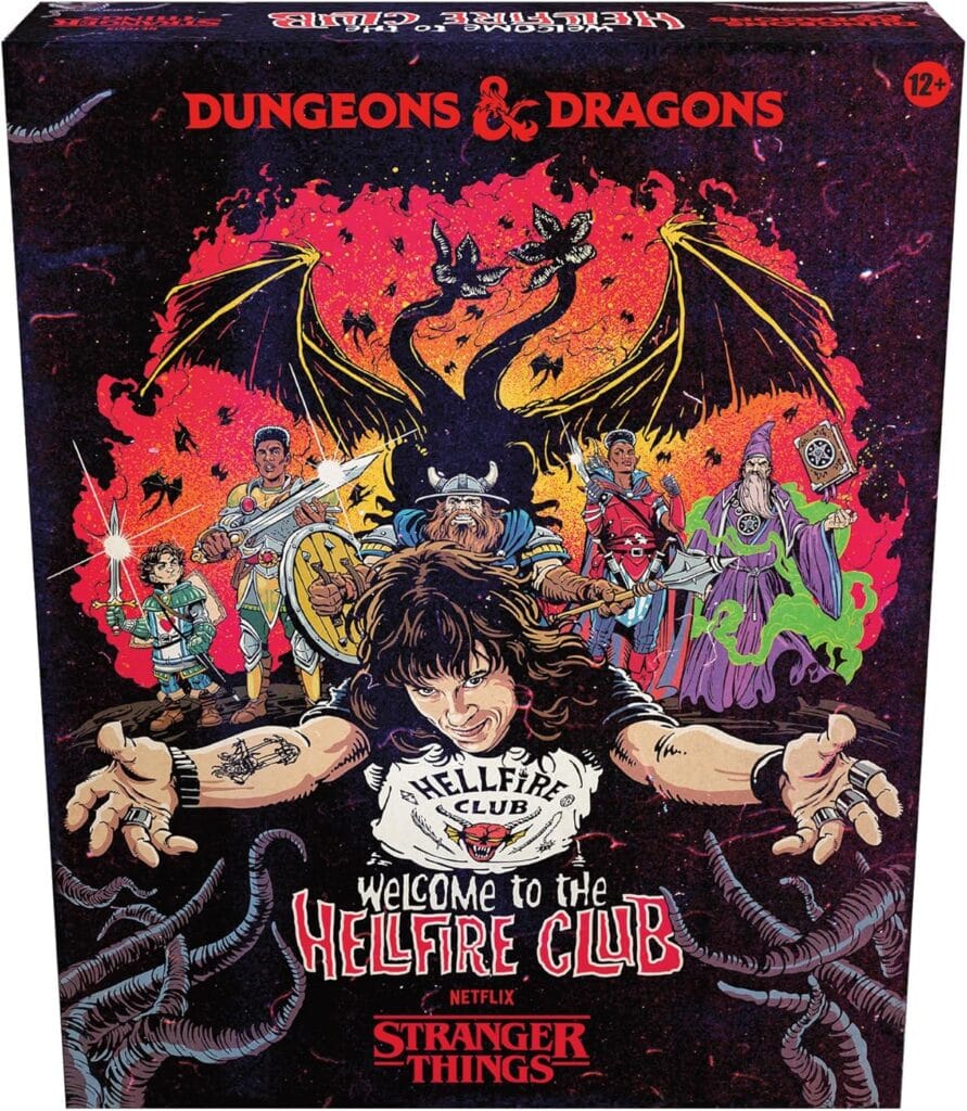 Boîte du kit de démarrage Dungeons & Dragons édition Stranger Things.