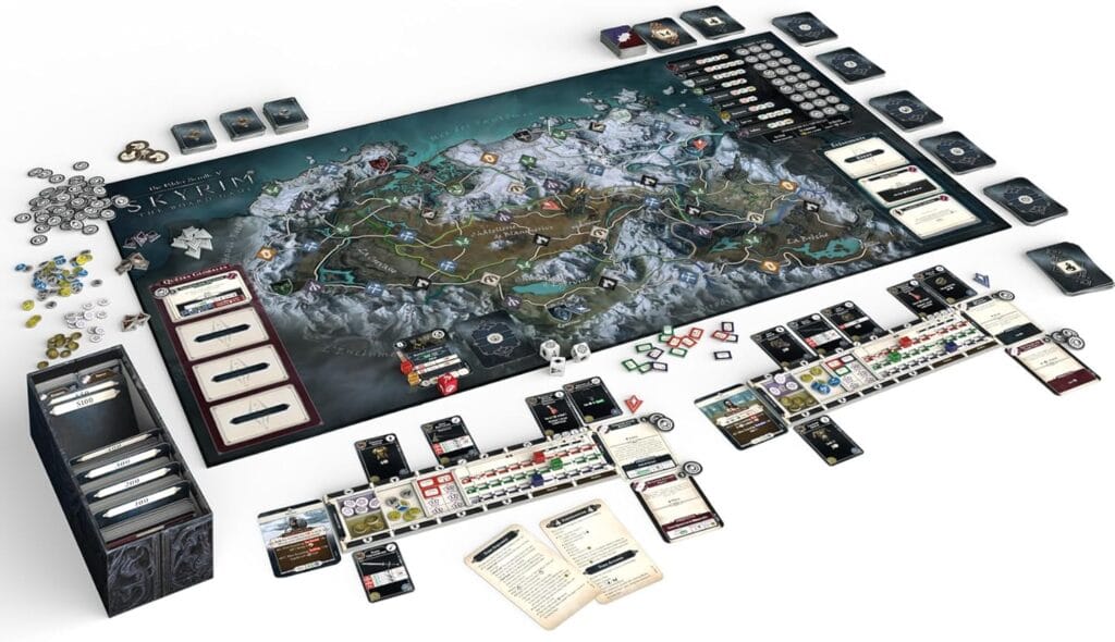 Skyrim le jeu de societe sur plateau