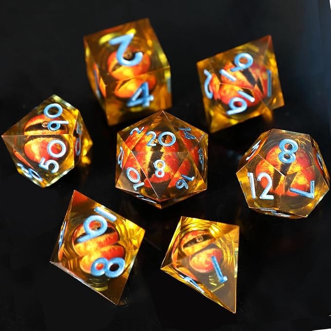 Dés JDR oeil de Dragon
